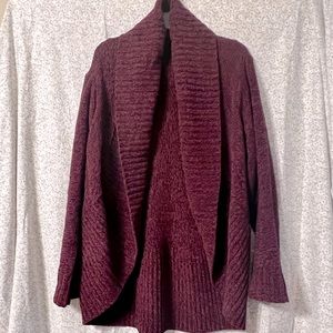 Purple Sweater Cardigan